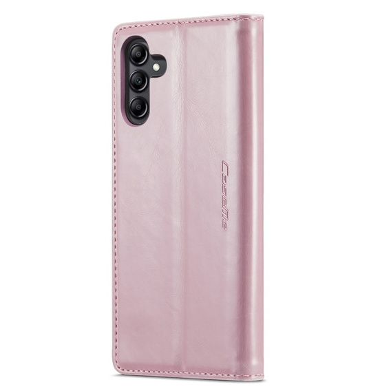CASEME flipové puzdro pre Samsung Galaxy A14 5G, Waxy Textured, ružové