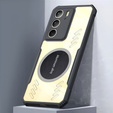 Puzdro pre Realme 14X / Realme C75, s magnetickým štítkom, transparentné / čierne