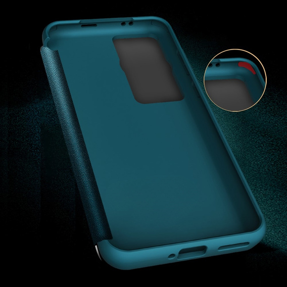Flipové puzdro pre Huawei P60 Pro, Side View, modré
