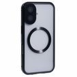 Magnetické puzdro Dual Glass MagSafe pre iPhone 16, čierne