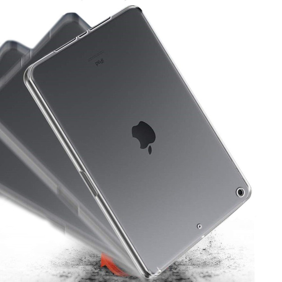 Puzdro pre iPad 10.2" 2021/2020/2019 (9/8/7 gen.), silikónové, priehľadné