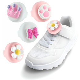 Sada 4x puzdier pre Apple AirTag 2 / 1 s dievčenským motívom - ružové