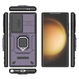 Puzdro pre Samsung Galaxy S24 Ultra, KickStand Camera Lens, fialové