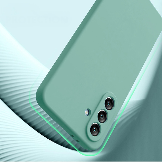 Obal na mobil pre Samsung Galaxy A56 5G, Silicone Lite, modré