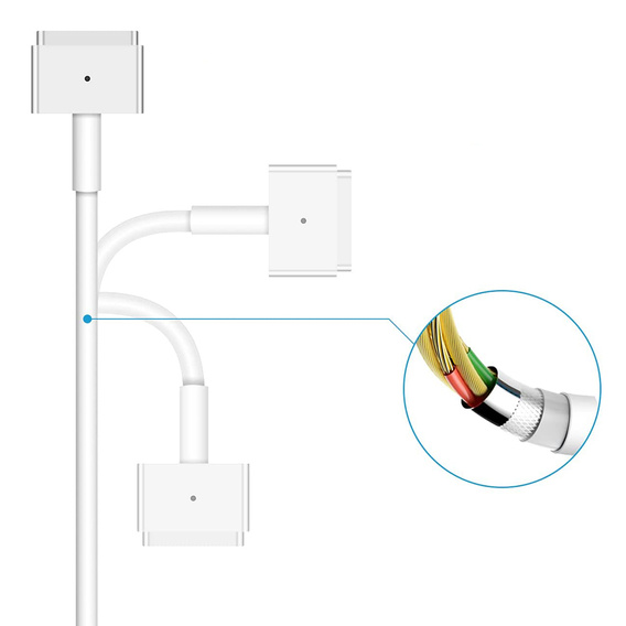 Napájací adaptér 45 W pre Apple Macbook Air 11/13 14,85 V 3,05 A s káblom Magsafe 2 „T“