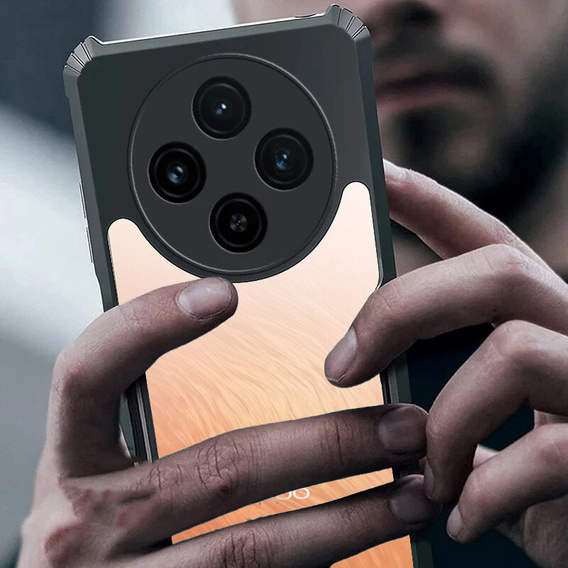 Obal na mobil pre Oppo Reno 12FS / 12F, AntiDrop Hybrid, čierne