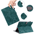 Obal na mobil pre Samsung Galaxy Tab S9, Wallet Pen Slot, zelený