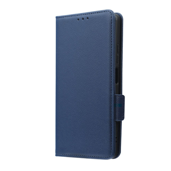 Klapkové puzdro pre Xiaomi Redmi Note 12 5G / POCO X5 5G, Wallet Litchi Magnet, tmavomodré