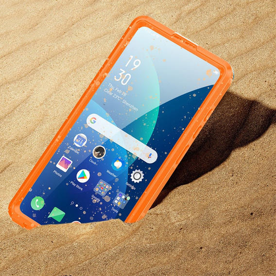 Redpepper MagSafe vodotesné puzdro pre Samsung Galaxy S26 Ultra, oranžové