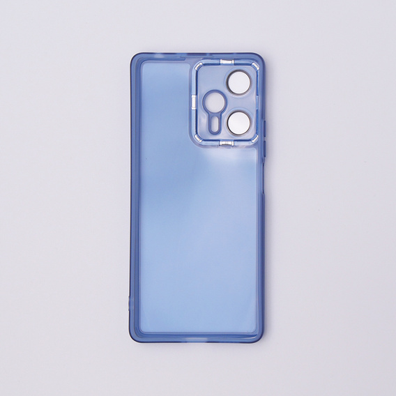 Obal na mobil pre Xiaomi Poco F5, Fusion Hybrid, transparentné / modré