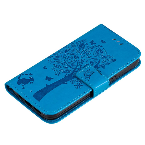 Klapkové puzdro pre Xiaomi 13T / 13T Pro, stromček, modré