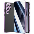 Puzdro pre Samsung Galaxy S25 Ultra, Privacy Dual Glass, fialové