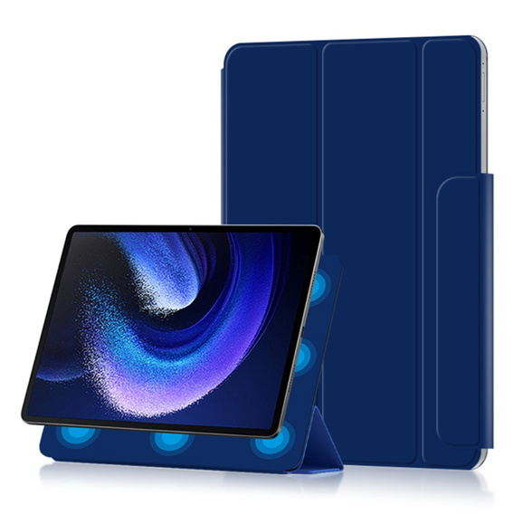 Puzdro pre Xiaomi Pad 6, magnetické, tmavomodré