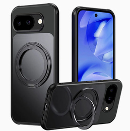 Puzdro pre Google Pixel 10a, pre MagSafe, so stojanom, čierne