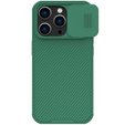 Puzdro pre iPhone 14 Pro Max, pancierované Nillkin, CamShield Pro, zelený