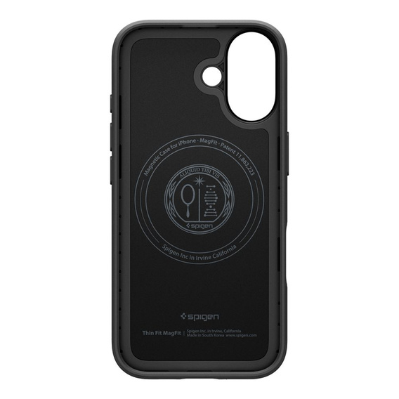 Spigen puzdro pre iPhone 17, Thin Fit MagSafe, čierne