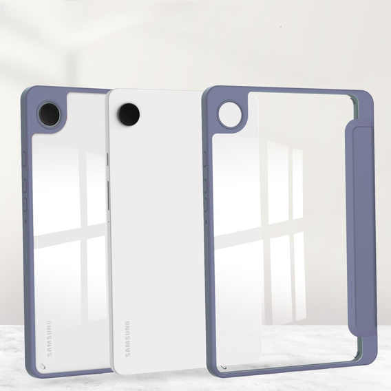 Puzdro pre Samsung Galaxy Tab A9, Smartcase Hybrid, so slotom na stylus, fialové