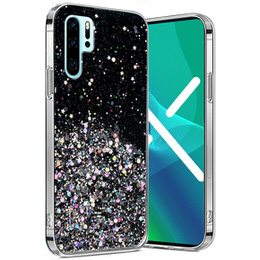 Obal na mobil pre Huawei P30 Pro, Glittery, čierne