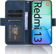 Klapkové puzdro pre Xiaomi Redmi 13, Card Slot, tmavomodré