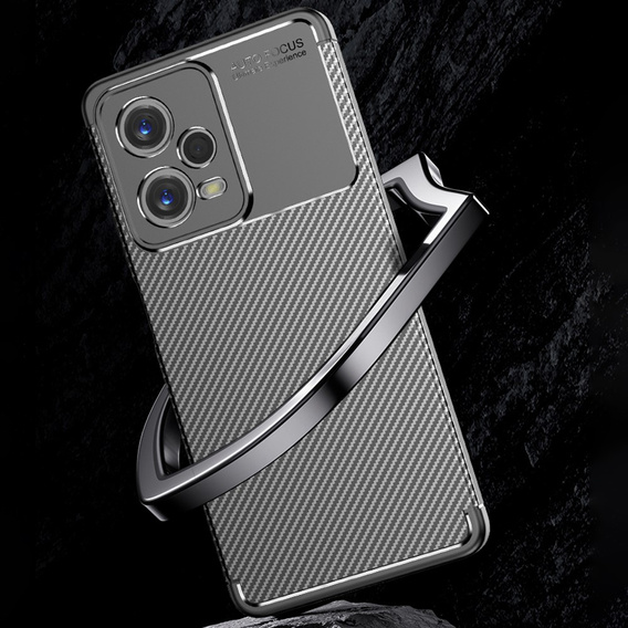 Obal na mobil pre Xiaomi POCO X5 5G, Carbon Gel, čierne
