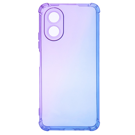 Puzdro pre Oppo A38 4G / Oppo A18 4G, Gradient Dropproof, Fialová / modrá