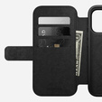 Puzdro Nomad pre iPhone 17 Pro, Modern Leather Folio, hnedé