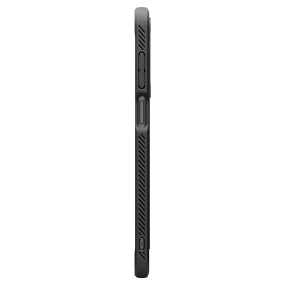Puzdro Spigen pre Samsung Galaxy A16 4G/ 5G, Rugged Armor MagSafe, čierne + tvrdené sklo 9H