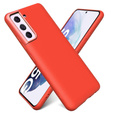 Obal na mobil pre Samsung Galaxy S21+ Plus, Silicone Lite, červené