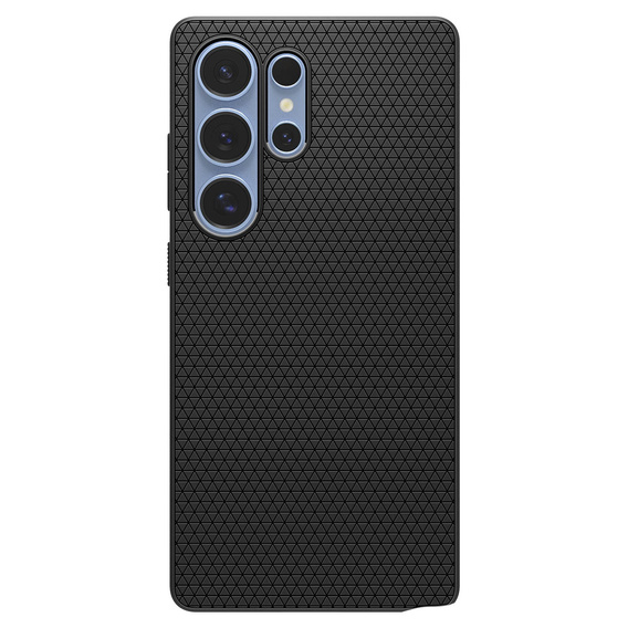 Puzdro Spigen pre Samsung Galaxy S25 Ultra, Liquid Air, čierne + tvrdené sklo 9H