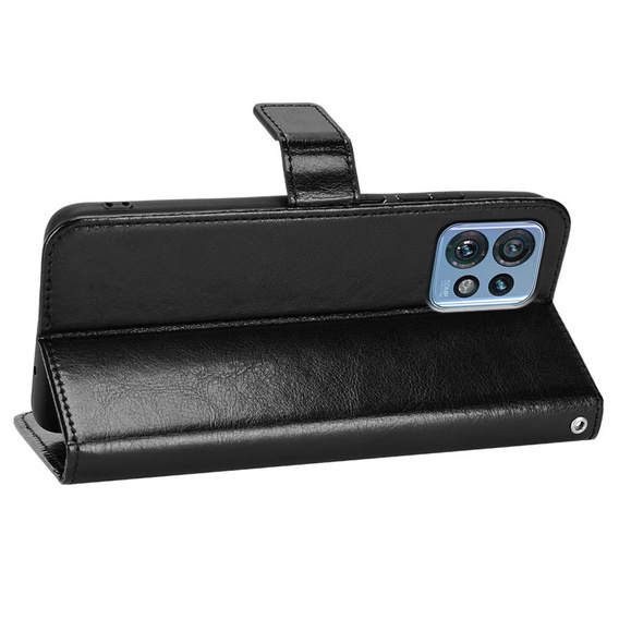 Klapkové puzdro pre Motorola Edge 40 Pro, Wallet, čierne