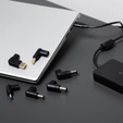 Univerzálny napájací adaptér pre notebook Forcell E856 USB-C 90 W s vymeniteľnými koncovkami