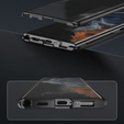 Puzdro pre Samsung Galaxy S23 Ultra, Magnetic Dual Glass, čierne