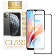 3D tvrdené sklo pre Oppo A18 4G / A38 4G, čierne