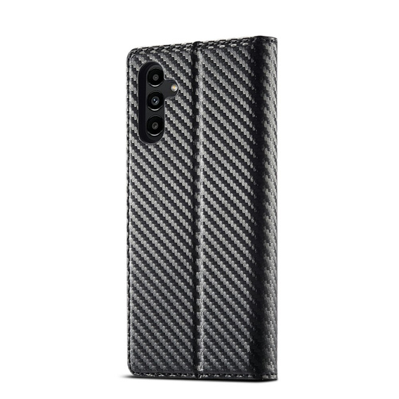 Flipové puzdro pre Samsung Galaxy S25 FE, Carbon LC.IMEEKE, čierne
