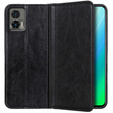 Obal na mobil pre Motorola Edge 30 Neo, Wallet Litchi Leather, čierne