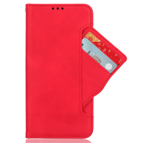 Klapkové puzdro pre Samsung Galaxy A26, Card Slot, červené