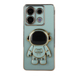 Puzdro pre Xiaomi Redmi Note 13 Pro 5G, Astronaut, zelený + tvrdené sklo 9H