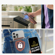 Magnetická peňaženka s lokalizáciou, NFC a kolískou pre iPhone 16 Pro