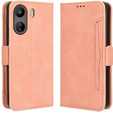Klapkové puzdro pre Xiaomi Redmi 13C / Poco C65, Card Slot, ružové