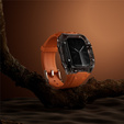 Silikónový remienok s puzdrom pre Apple Watch 1/2/3/4/5/6/7/8/9/10/SE/Ultra/Ultra 2 42/44/45/49MM