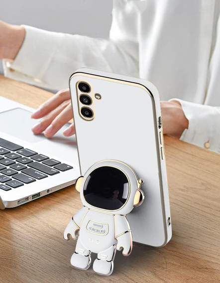 Obal na mobil pre Samsung Galaxy A56 5G, Astronaut, biele