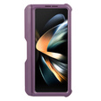 Obrnené puzdro pre Samsung Galaxy Z Fold 4 5G, Dexnor Full Body S-Pen Slot, fialové