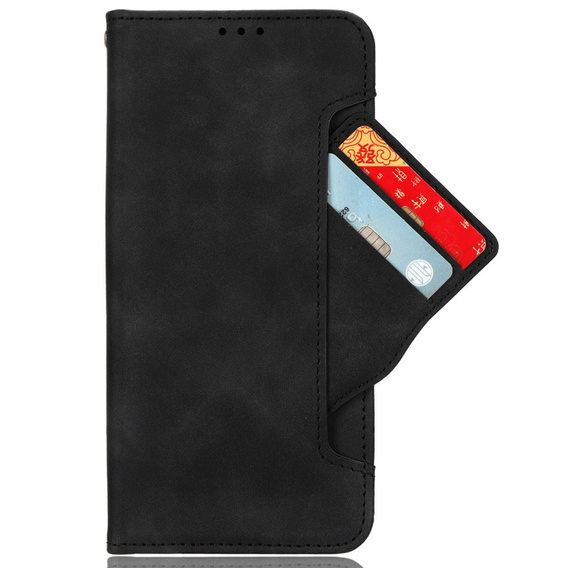 Klapkové puzdro pre Xiaomi Redmi 13C / Poco C65, Card Slot, čierne