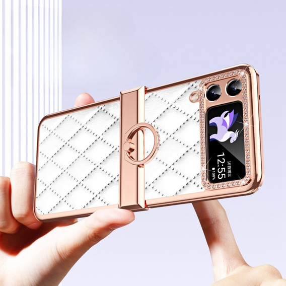Puzdro pre Samsung Galaxy Z Flip 4 5G, Rhombus Grid