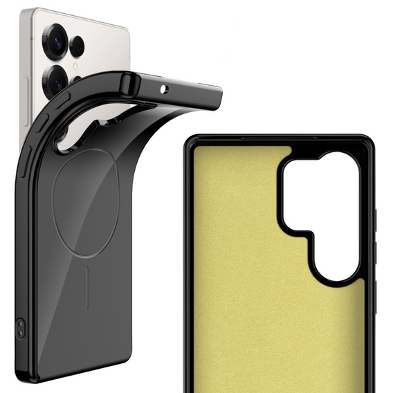 Puzdro pre Samsung Galaxy S25 Ultra, GKK Leather, čierne