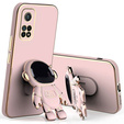 Obal na mobil pre Xiaomi Mi 10T 5G/Mi 10T Pro 5G, Astronaut, ružové rose gold
