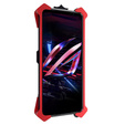 Pancierované puzdro pre Asus ROG Phone 6 5G, Aluminum Alloy, čierna / červená