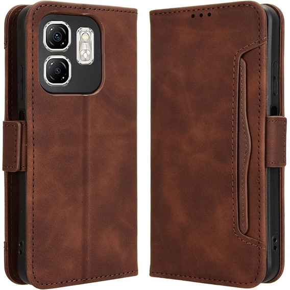 Klapkové puzdro pre Infinix Hot 50i 4G, Card Slot, hnedé