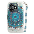 Klapkové puzdro pre Infinix Hot 40i, Wallet, Mandala Flower