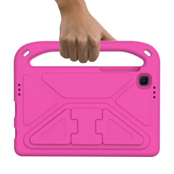 Detské puzdro pre Samsung Galaxy Tab A7 Lite 8.7 T220 / T225, detské puzdro s rukoväťou, ružové